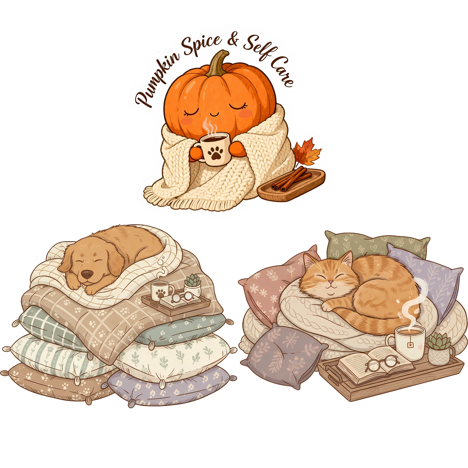 collection of stickers